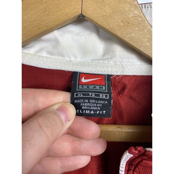 OU Windbreaker Jacket Size XL Mens Vintage Team Nike Oklahoma Sooners Full Zip - Picture 9 of 10